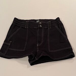 Women's Black Cargo Shorts